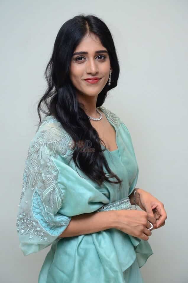 Actress Chandini Chowdary at Sammathame Movie Trailer Launch Pictures 08