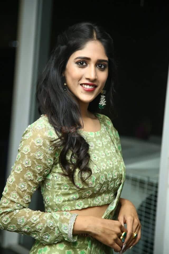 Actress Chandini Chowdary at Sammathame Movie Trailer Launch Pictures 09