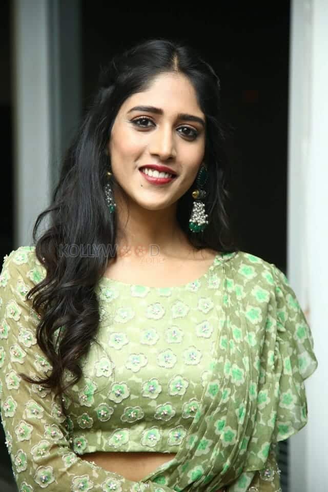 Actress Chandini Chowdary at Sammathame Movie Trailer Launch Pictures 11