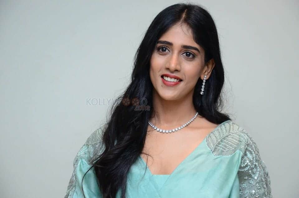 Actress Chandini Chowdary at Sammathame Movie Trailer Launch Pictures 13