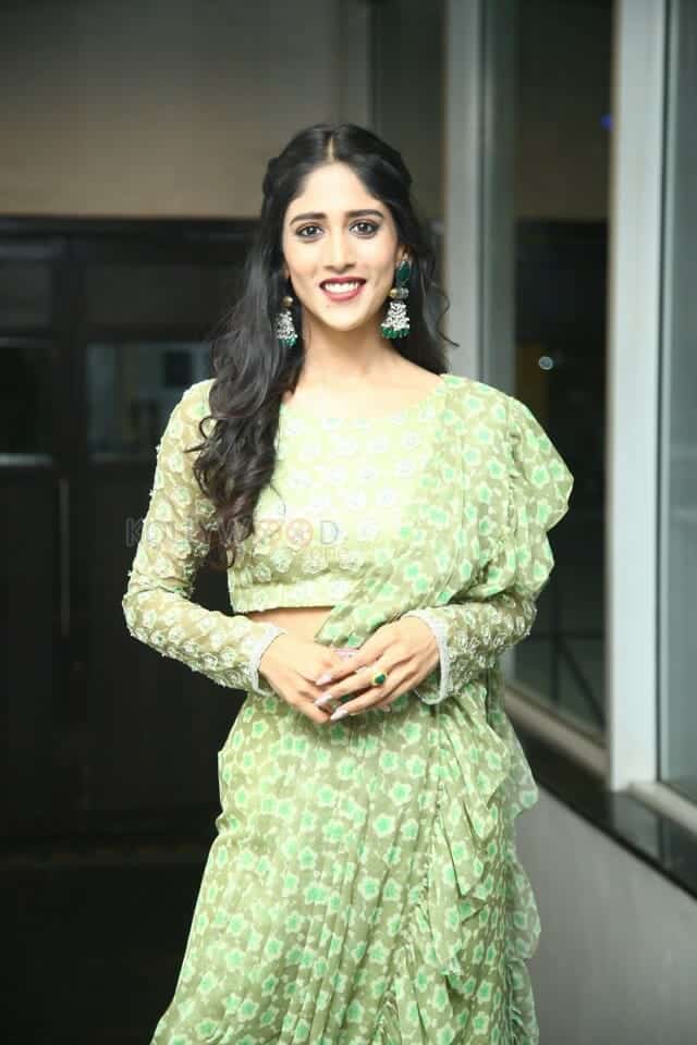 Actress Chandini Chowdary at Sammathame Movie Trailer Launch Pictures 14