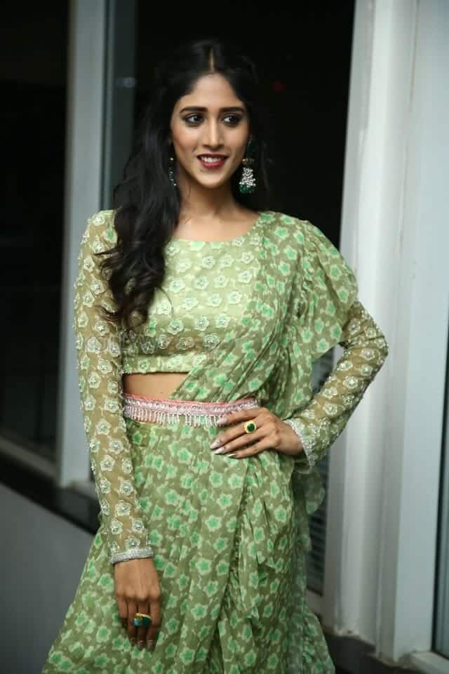 Actress Chandini Chowdary at Sammathame Movie Trailer Launch Pictures 19