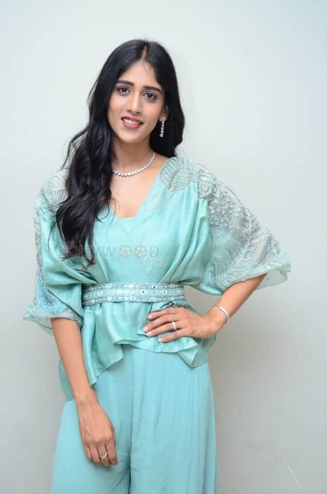 Actress Chandini Chowdary at Sammathame Movie Trailer Launch Pictures 20