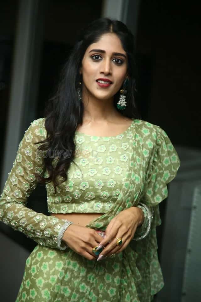 Actress Chandini Chowdary at Sammathame Movie Trailer Launch Pictures 22