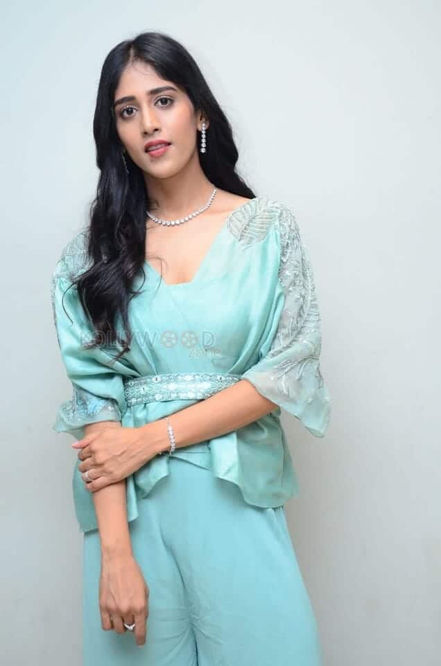 Actress Chandini Chowdary at Sammathame Movie Trailer Launch Pictures 22