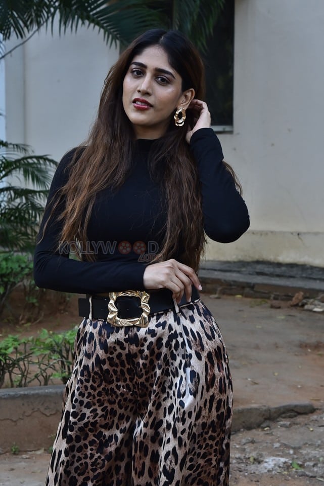 Actress Chandini Chowdary at Santhana Prapthirasthu Success Meet Pictures 05