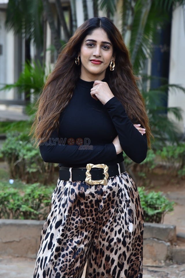 Actress Chandini Chowdary at Santhana Prapthirasthu Success Meet Pictures 09