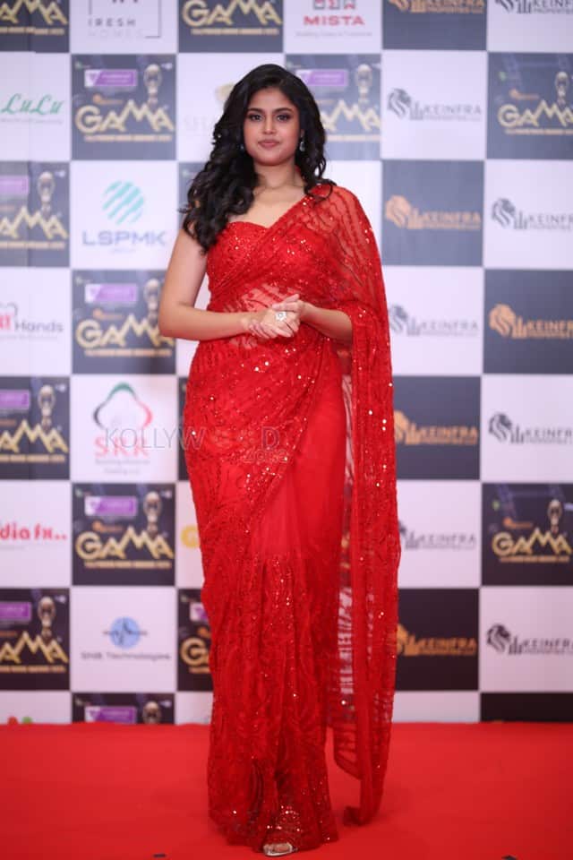 Actress Faria Abdullah at the GAMA Movie Awards 2025 Stills 07