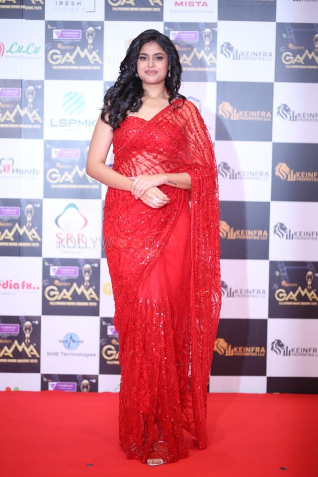 Actress Faria Abdullah at the GAMA Movie Awards 2025 Stills 08
