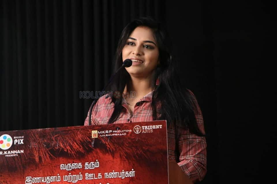 Actress Indhuja At Boomerang Movie Press Meet Pictures 08