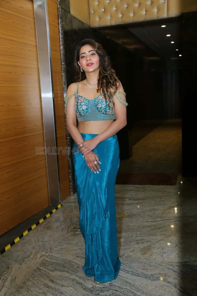 Actress Mitraaw Sharma at Mega Movie Teaser Launch Photos 04
