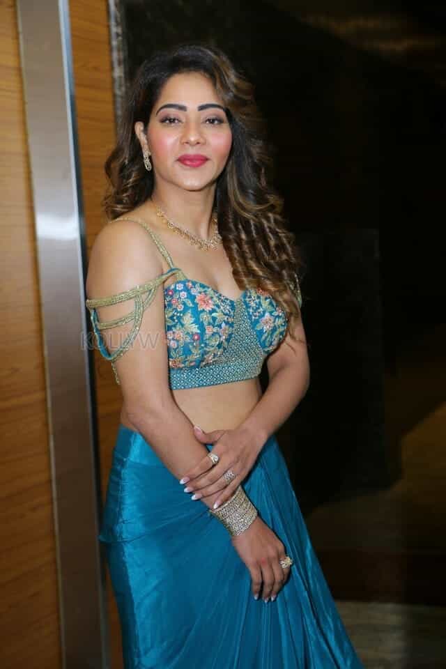 Actress Mitraaw Sharma at Mega Movie Teaser Launch Photos 07