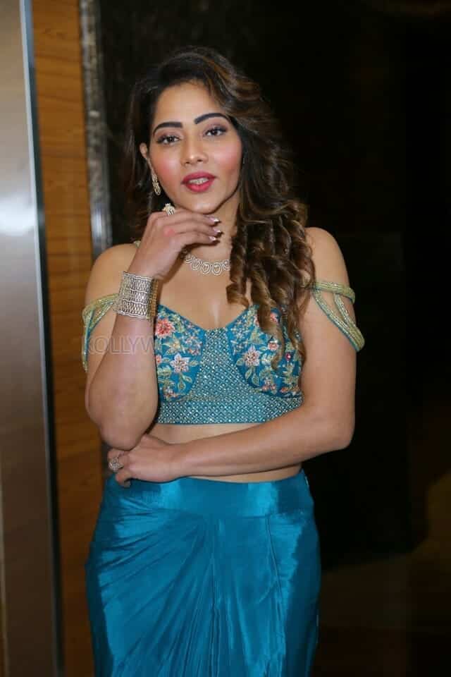Actress Mitraaw Sharma at Mega Movie Teaser Launch Photos 09