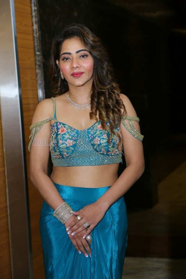 Actress Mitraaw Sharma at Mega Movie Teaser Launch Photos 12
