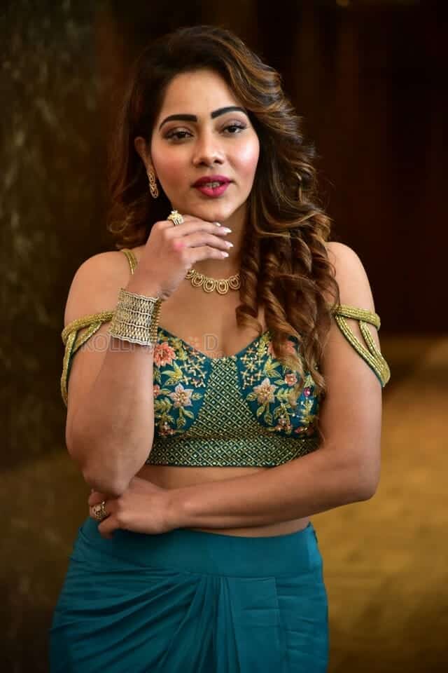Actress Mitraaw Sharma at Mega Movie Teaser Launch Photos 26