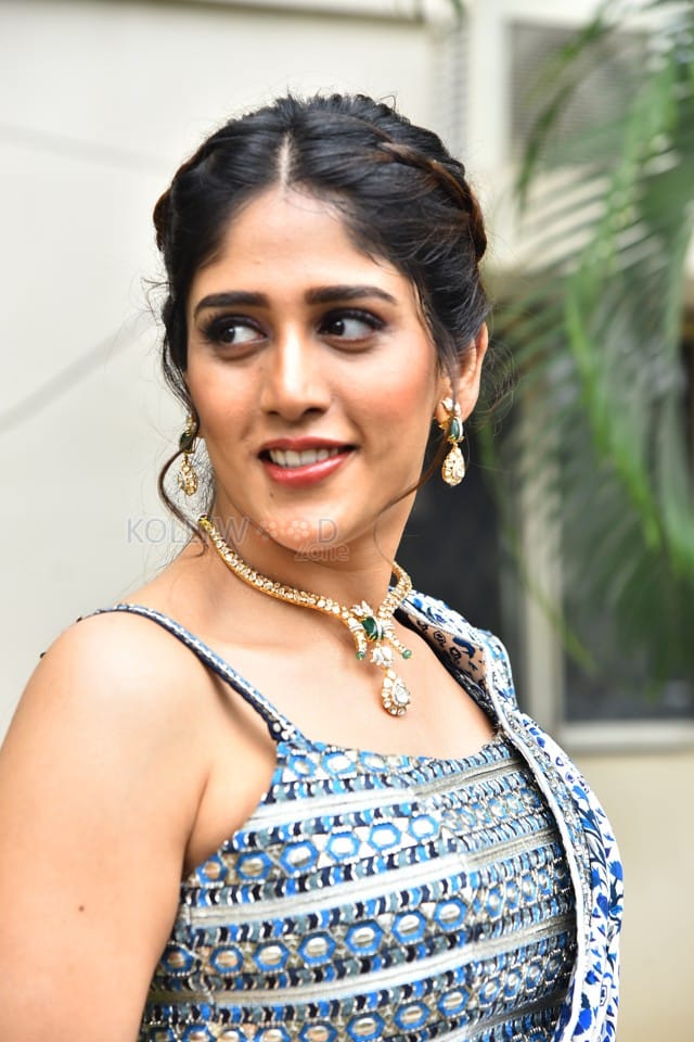 Heroine Chandini Chowdary at Santhana Prapthirasthu Trailer Launch Photos 21