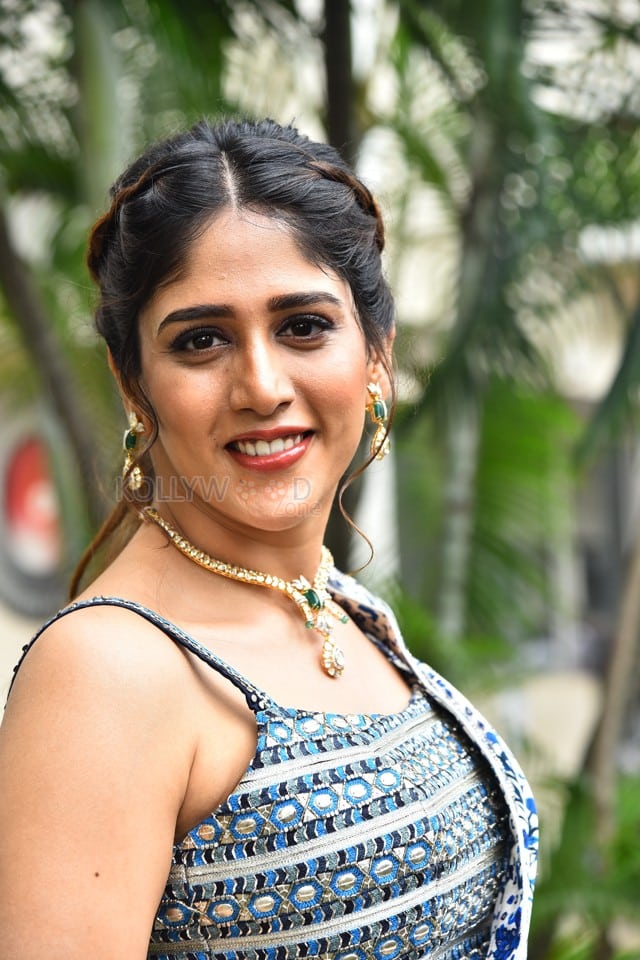 Heroine Chandini Chowdary at Santhana Prapthirasthu Trailer Launch Photos 26