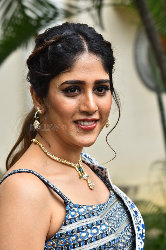 Heroine Chandini Chowdary at Santhana Prapthirasthu Trailer Launch Photos 28