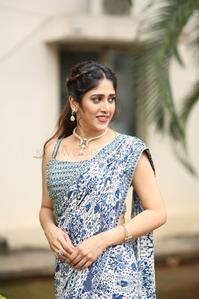 Heroine Chandini Chowdary at Santhana Prapthirasthu Trailer Launch Photos 30