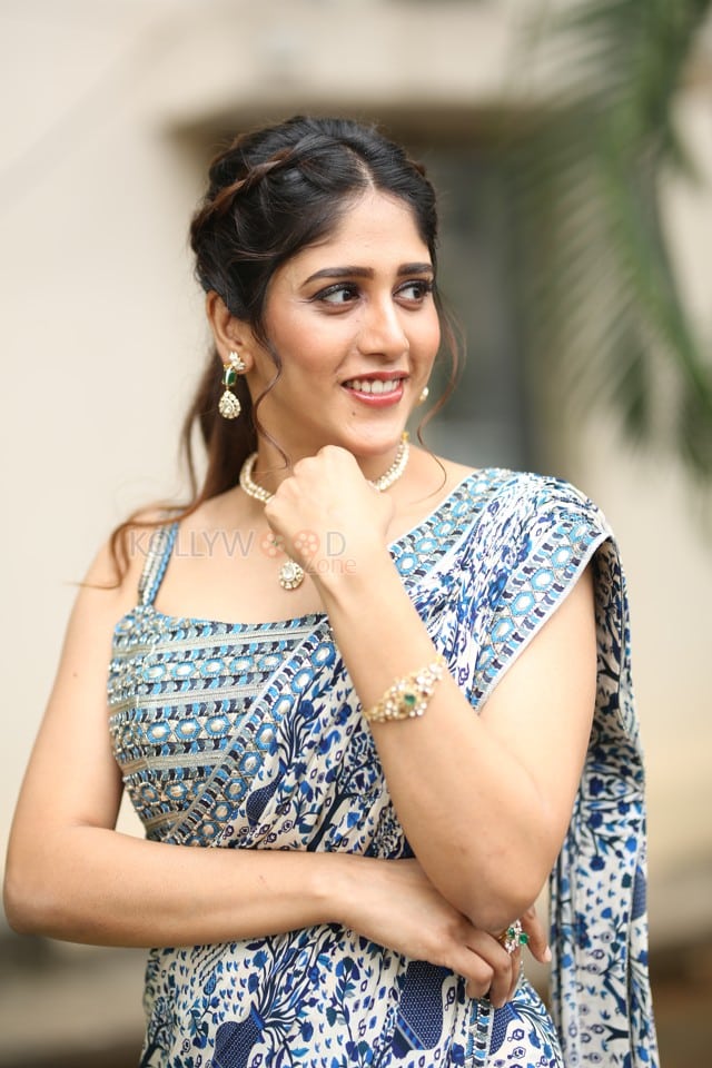 Heroine Chandini Chowdary at Santhana Prapthirasthu Trailer Launch Photos 31