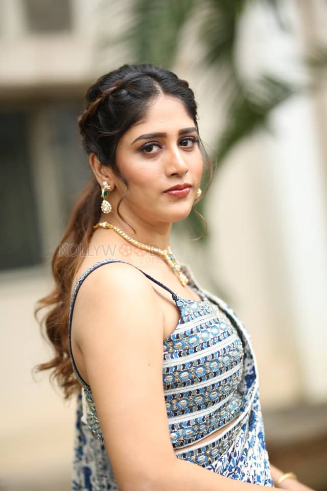Heroine Chandini Chowdary at Santhana Prapthirasthu Trailer Launch Photos 33