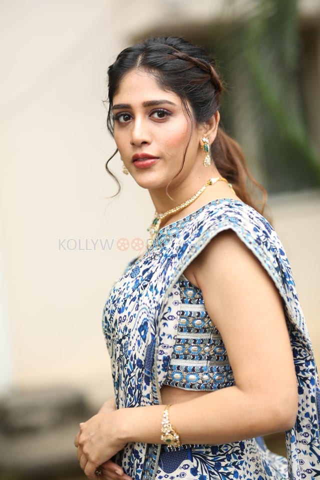 Heroine Chandini Chowdary at Santhana Prapthirasthu Trailer Launch Photos 34