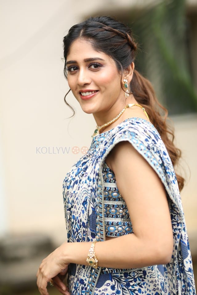 Heroine Chandini Chowdary at Santhana Prapthirasthu Trailer Launch Photos 36