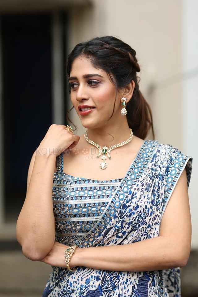 Heroine Chandini Chowdary at Santhana Prapthirasthu Trailer Launch Photos 39