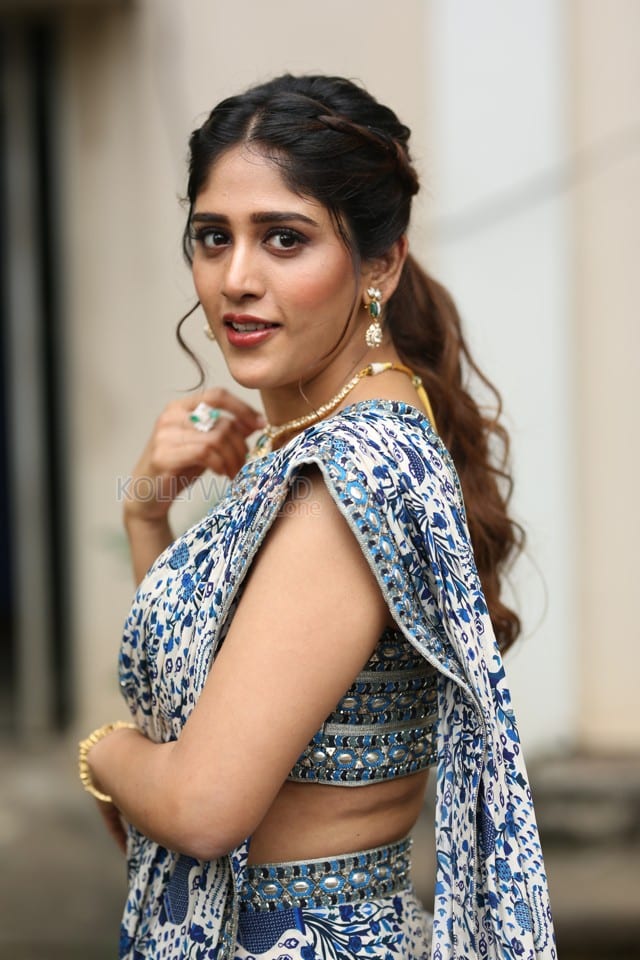 Heroine Chandini Chowdary at Santhana Prapthirasthu Trailer Launch Photos 41