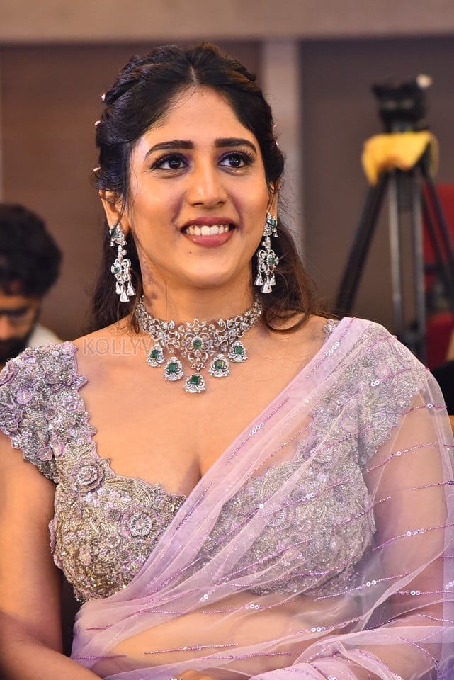 Heroine Chandini Chowdary at Santhana Prapthirasthu Trailer Launch Pictures 11