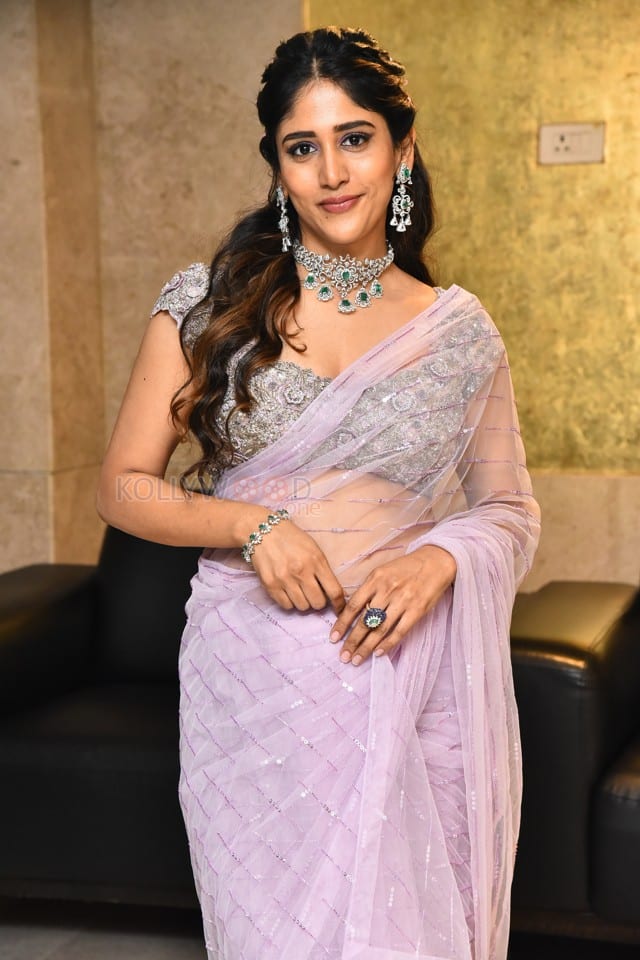 Heroine Chandini Chowdary at Santhana Prapthirasthu Trailer Launch Pictures 15