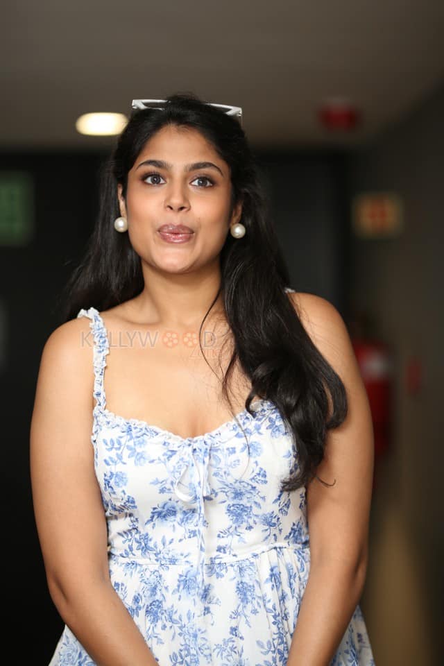 Heroine Faria Abdullah at Gurram Paapi Reddy Movie Teaser Launch Photos 33