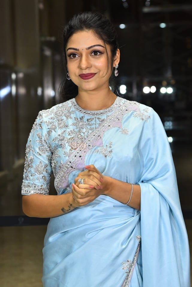 Heroine Varsha Bollamma at Thammudu Release Trailer Launch Pictures 02