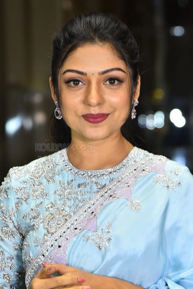 Heroine Varsha Bollamma at Thammudu Release Trailer Launch Pictures 03