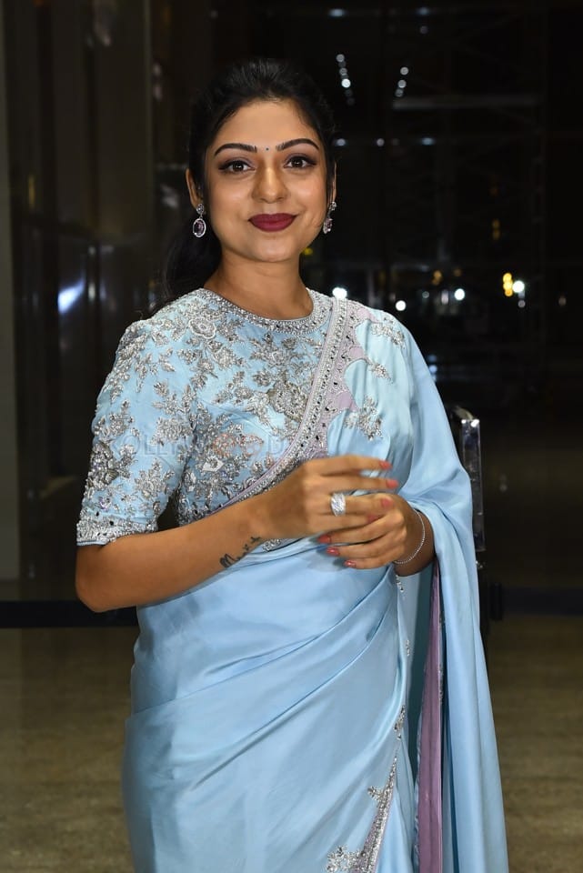 Heroine Varsha Bollamma at Thammudu Release Trailer Launch Pictures 10