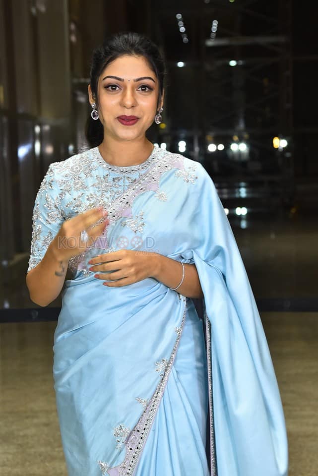 Heroine Varsha Bollamma at Thammudu Release Trailer Launch Pictures 22