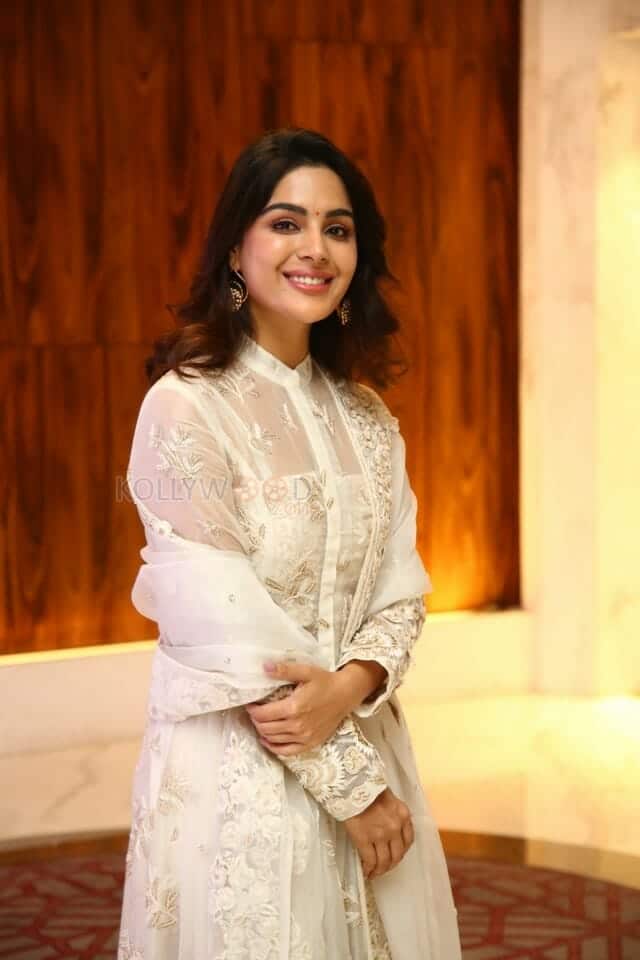 Samyuktha Menon at Bheemla Nayak Success Meet Stills 07