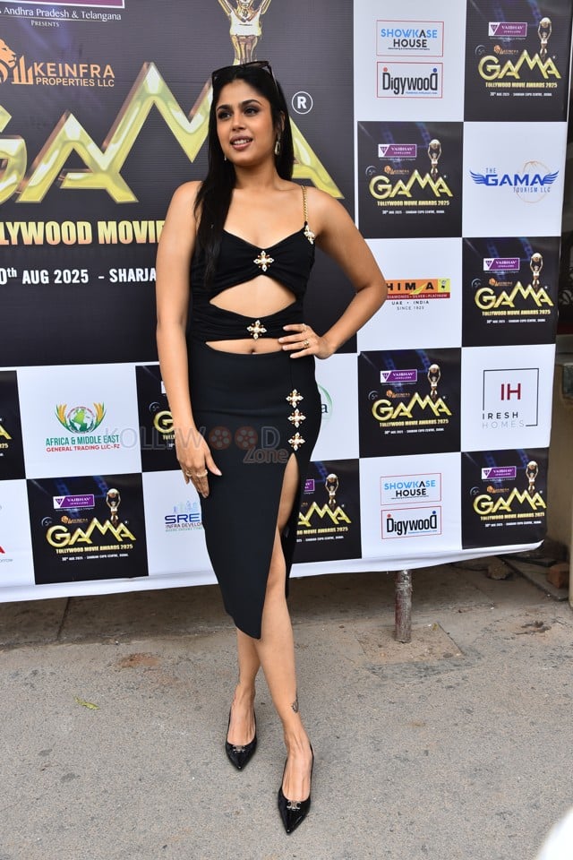 Sexy Faria Abdullah at 5th Edition of Gama Awards Curtain Raiser Event Stills 11