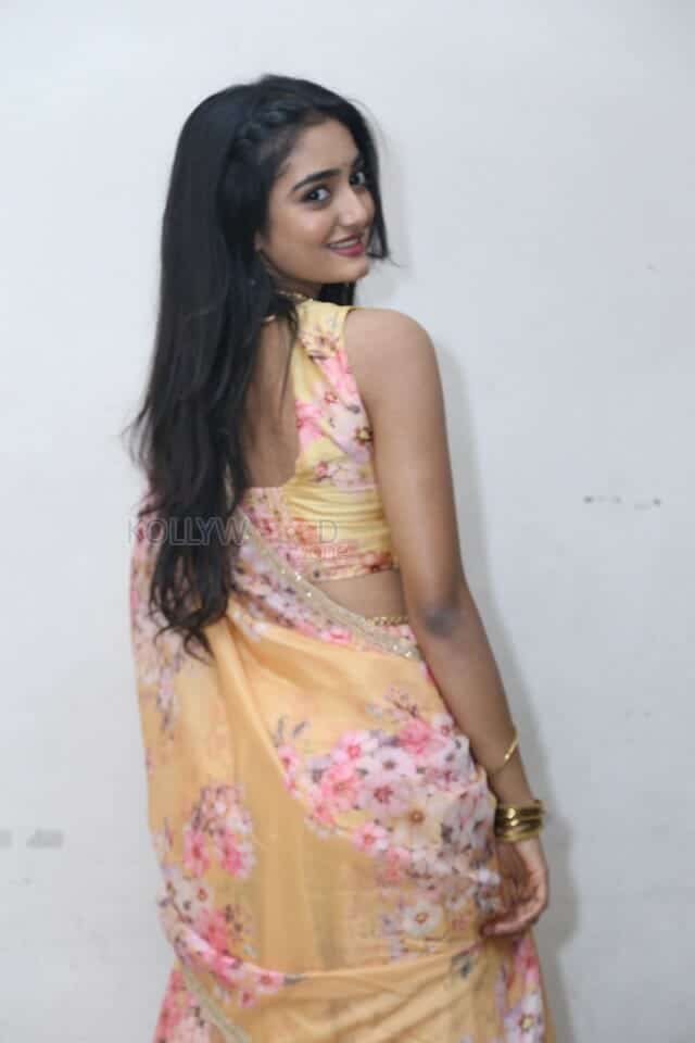 Actress Hrithika Srinivas at Allantha Doorana Pre Release Press Meet Photos 07