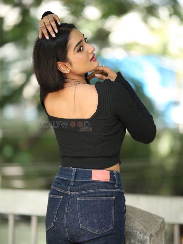 Actress Hrithika Srinivas at Sound Party Interview Photos 15