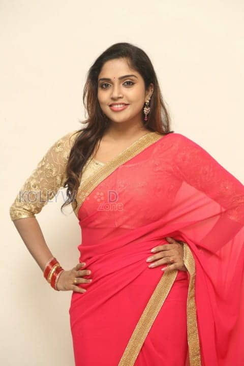 Actress Karunya In Saree Pictures 12