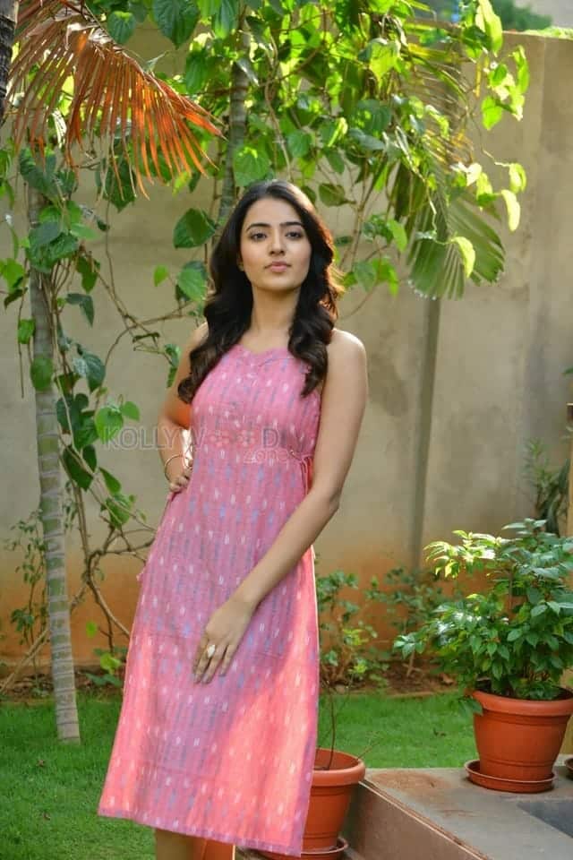 Actress Rukshar Mir Pink Dress Photos 15
