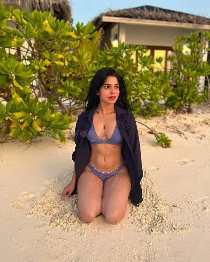 Actress Divya Bharathi Maldives Bikini Stills 11