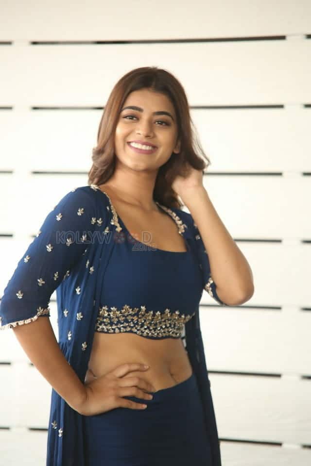 Actress Yamini Bhasker In Blue Dress Photos 12