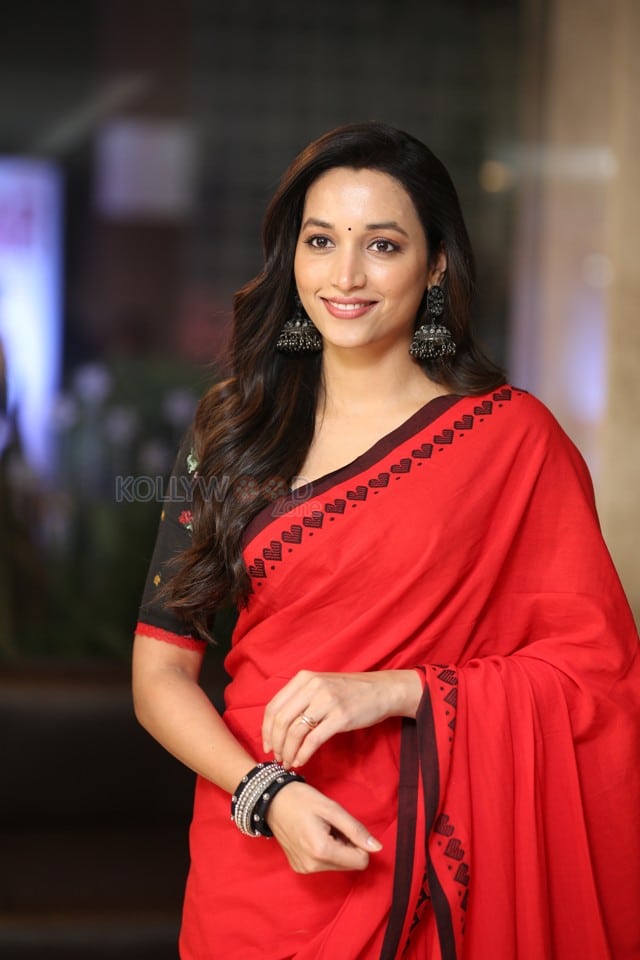 Heroine Srinidhi Shetty at HIT 3 Success Meet Pictures 13