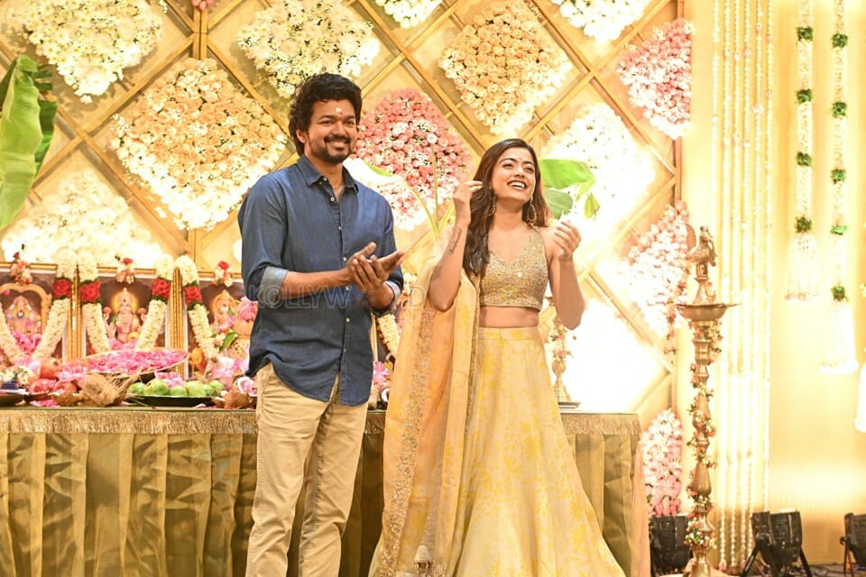 Thalapathy 66 Vijay and Rashmika Mandanna Photos 03