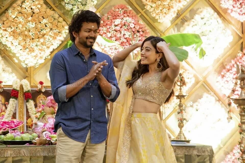 Thalapathy 66 Vijay and Rashmika Mandanna Photos 05