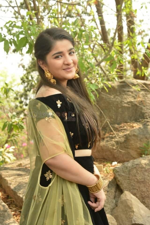 Actress Ananya Agarwal at Organic Mama Hybrid Alludu Movie Opening Photos 01