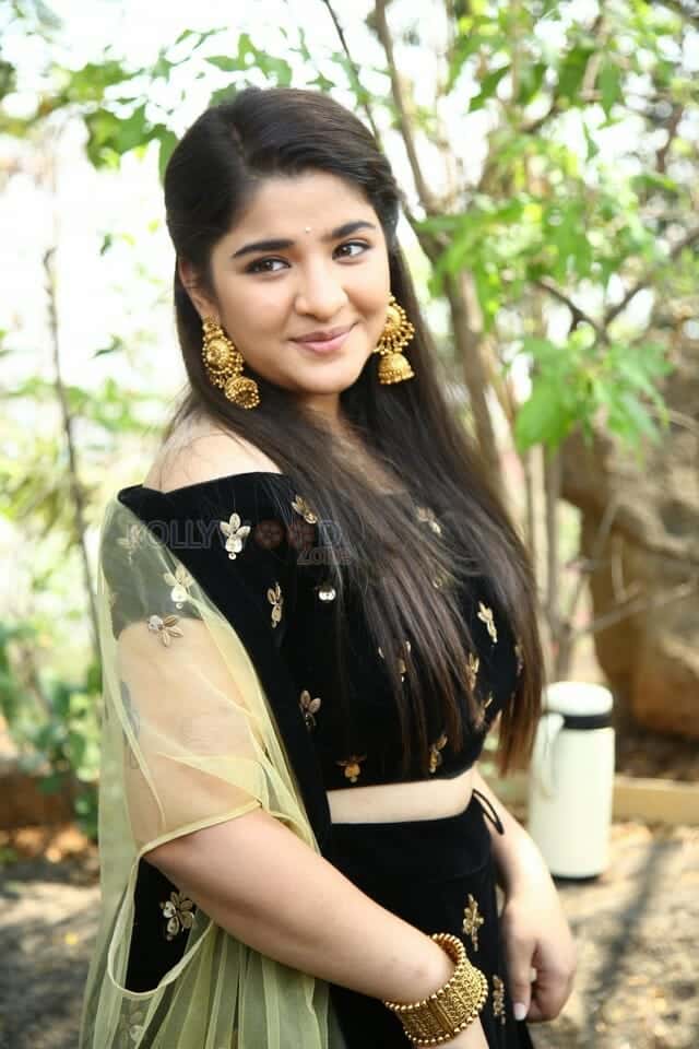 Actress Ananya Agarwal at Organic Mama Hybrid Alludu Movie Opening Photos 07