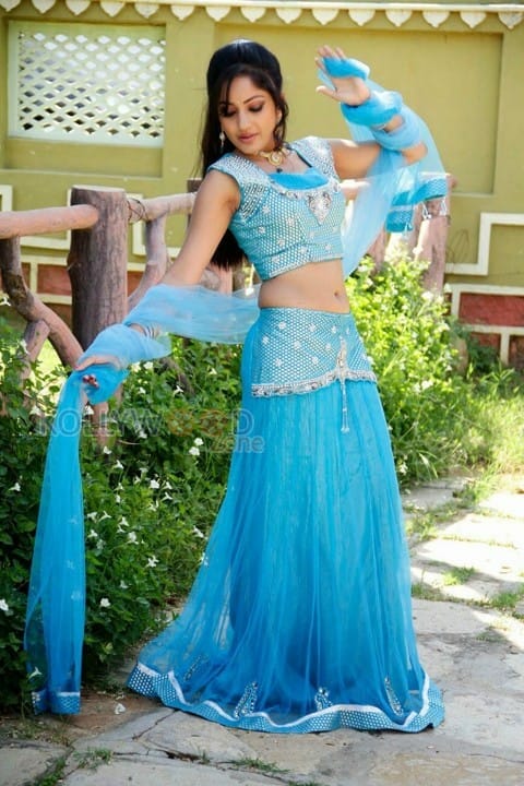 Actress Madhavi Latha Sexy Saree Pictures 14